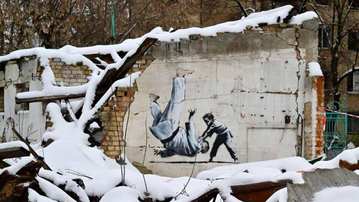 Ukrayna da ilginç Grafiti hırsızlığı