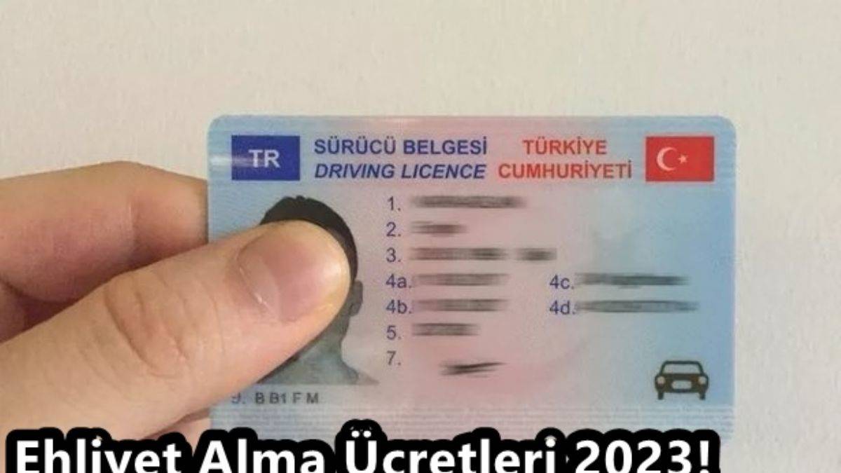 Ehliyet Alma Ücretleri 2023! Ehliyet Ne Kadar Oldu?