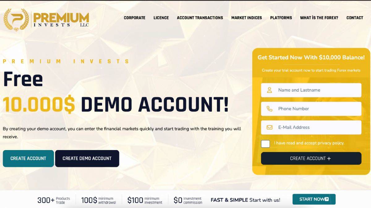 Premiuminvestment LLC 2022 Son Çeyrekte %10.3 Büyüme Sağladı