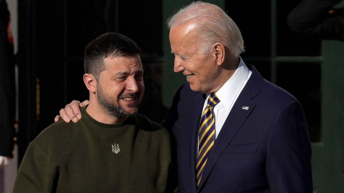 Zelenski, ABD'de Biden'la bir araya geldi