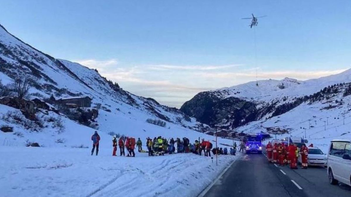Kayak merkezinde çığ: 9 kişi kayıp!