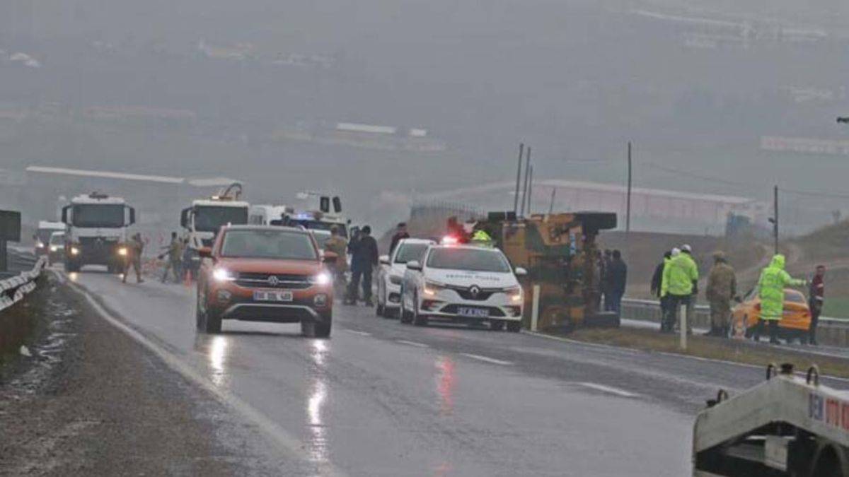Diyarbakır’da zırhlı askeri araç devrildi: 6 yaralı