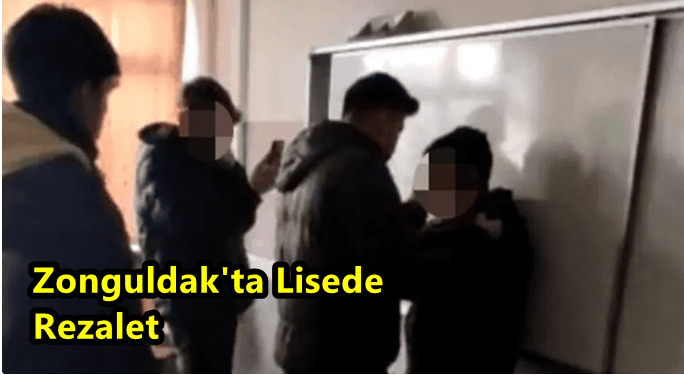 Zonguldak'ta Lisede Rezalet Görüntüler!