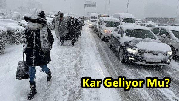 Kar Geliyor Mu? Meteoroloji Tarih Verdi?
