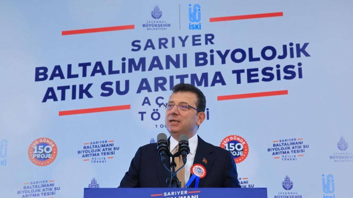 İstanbul'a yeni yılın ilk hizmeti: Baltalimanı biyolojik atık su arıtma tesisi