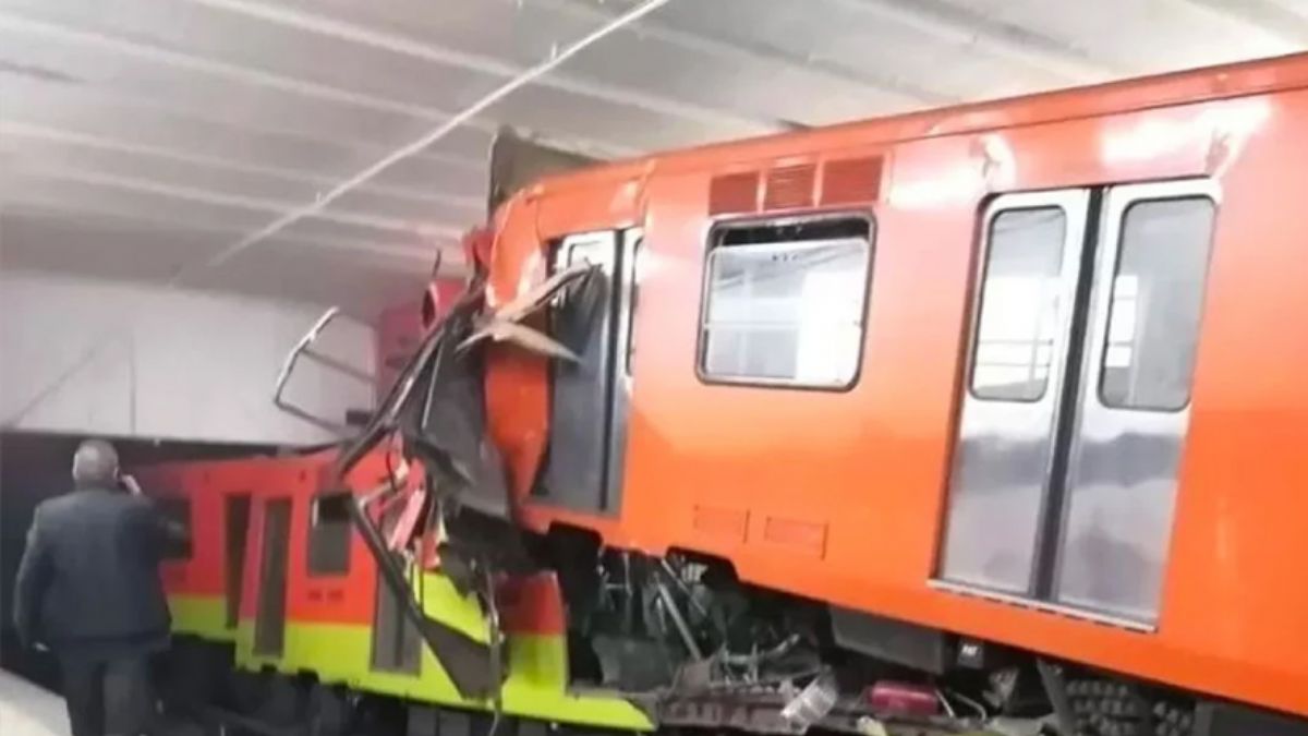 Ülkede dehşet! İki metro treni çarpıştı