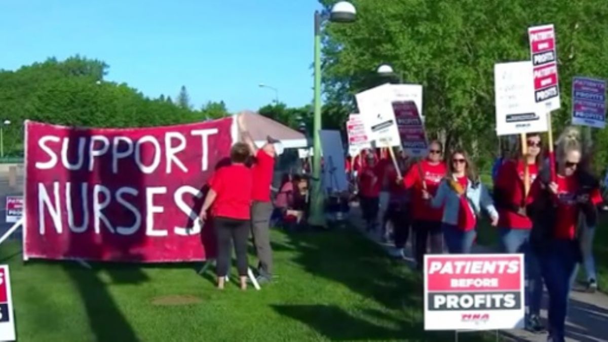 New York’ta hemşiler grevde