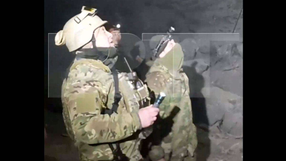 Wagner grubu, dev tuz madeni tünellerine girdi