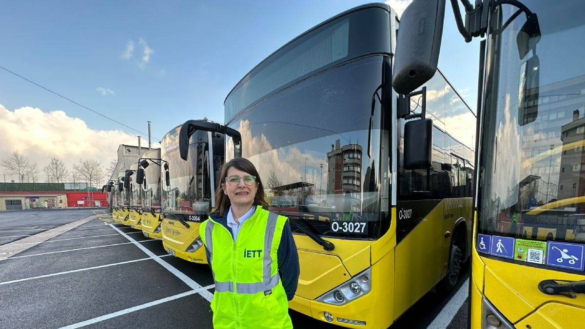 İETT tarihinde bir ilk: Kadın garaj amiri göreve başladı