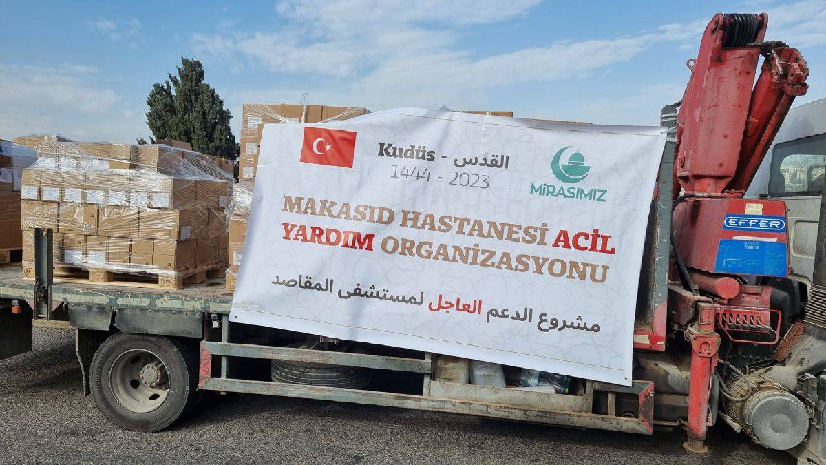 Türkiye’den Kudüs'te bulunan Makasıd Hastanesi’ne yardım