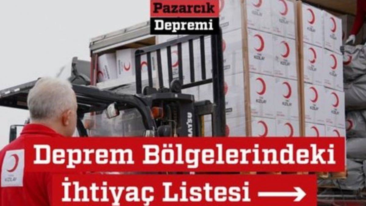 Kızılay Başkanı Kerem Kınık, ihtiyaç malzemelerini paylaştı, iş adamlarına seslendi!