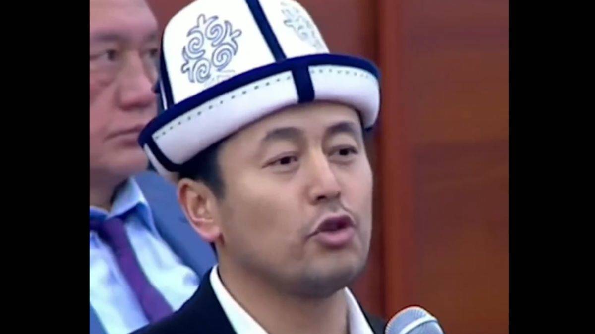 Kırgızistanlı milletvekilinin duygulandıran Türkiye konuşması