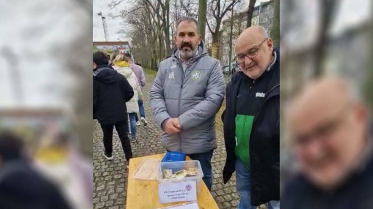 Berlin Hilalspor depremzedeler için bağış topladı