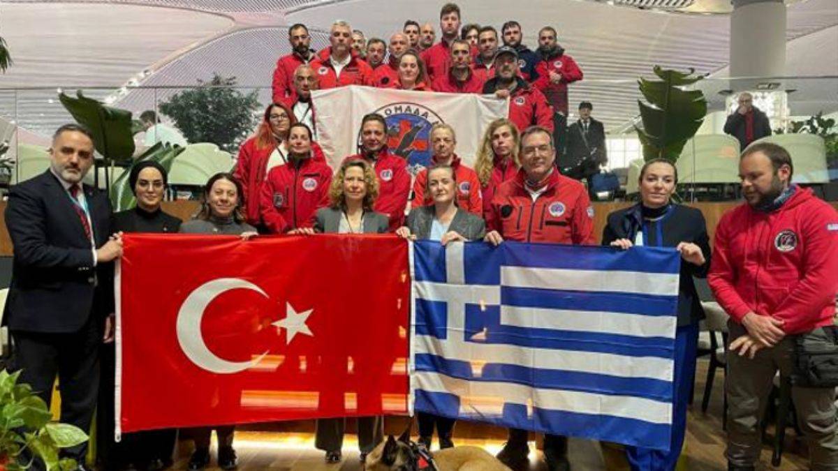 Yunan ekip deprem bölgesinde yaşadıklarını anlattı