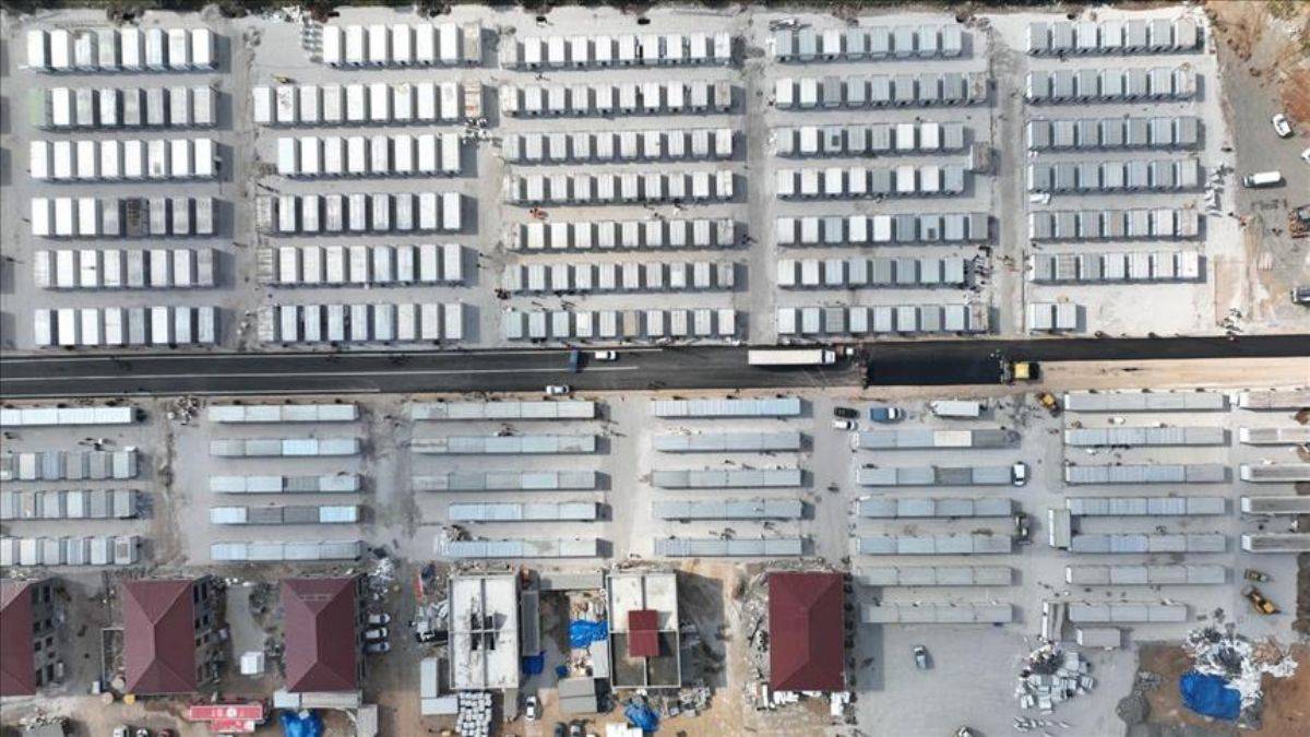 Kalyon Konteyner Kent, depremzedelerin kullanımına açıldı