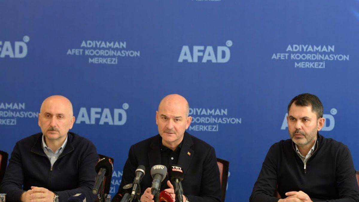 Üç bakandan ortak ''deprem'' açıklaması!