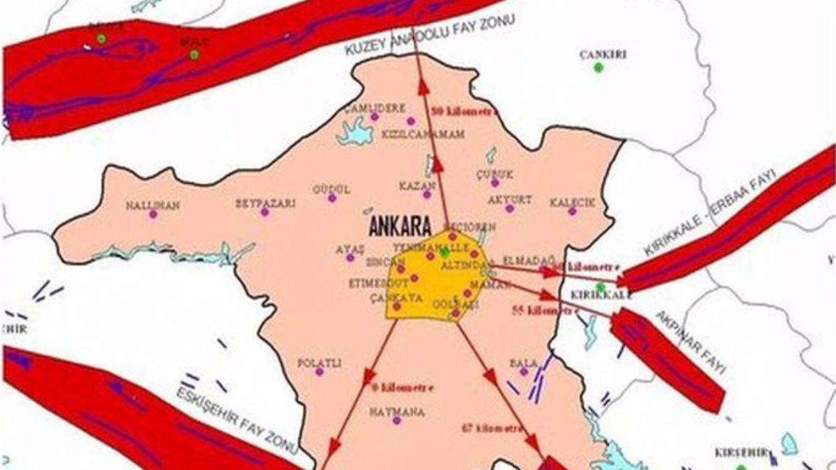 Ankara'da diri fay hattı ortaya çıktı!