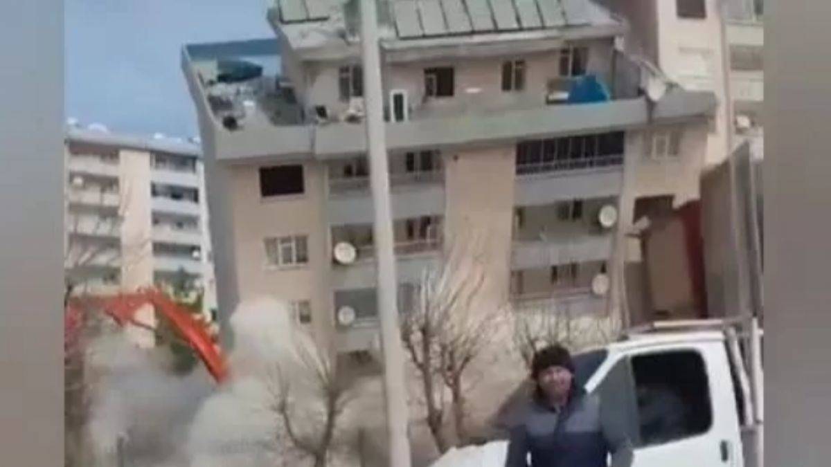 Kahramanmaraş'ta kontrollü yıkım böyle kontrolden çıktı