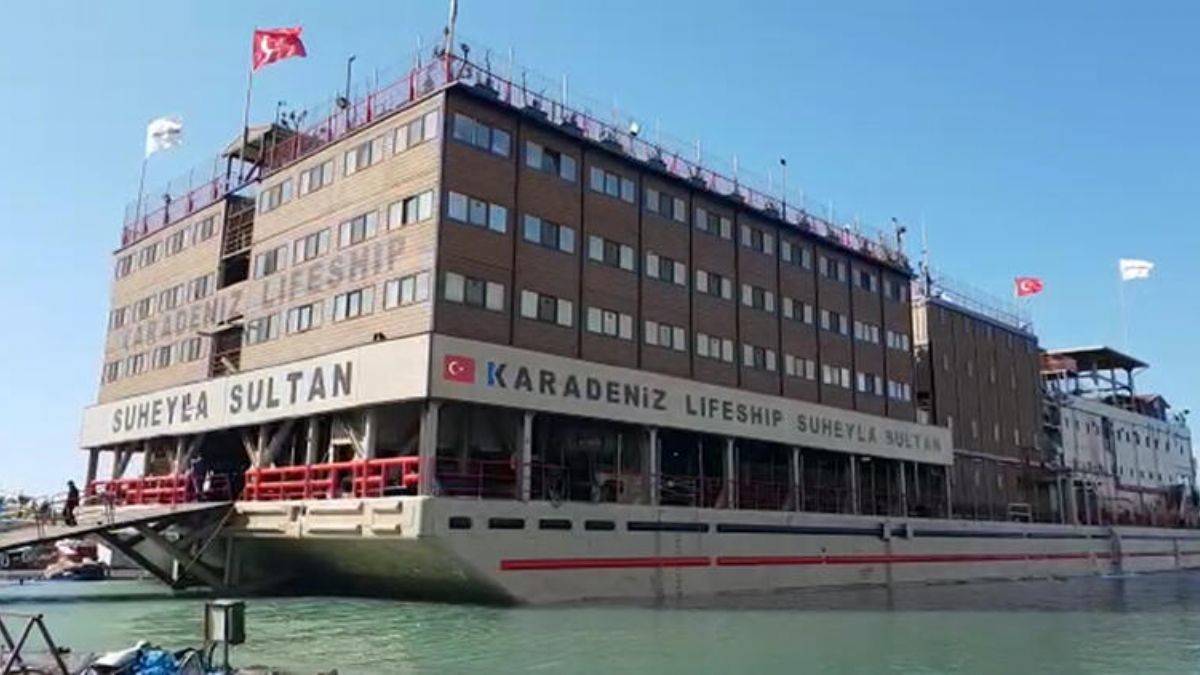 Süheyla Sultan gemisi depremzedelerin hizmetinde