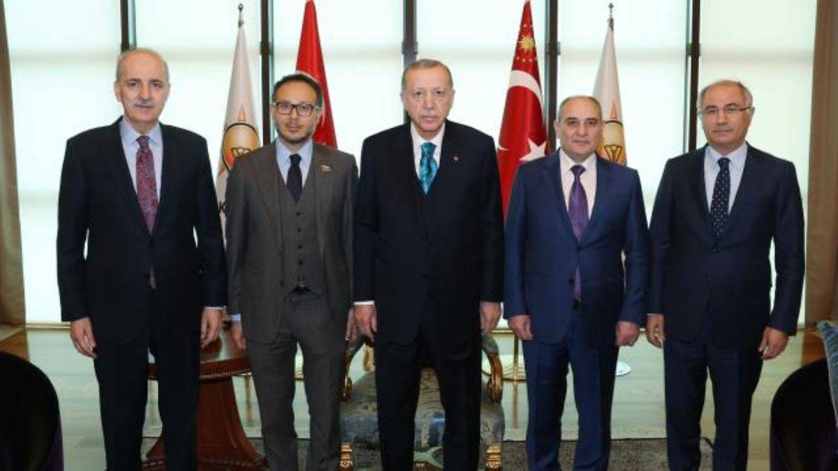 Erdoğan, Yeni Azerbaycan Partisi Genel Başkanvekili Budaqov'u kabul etti