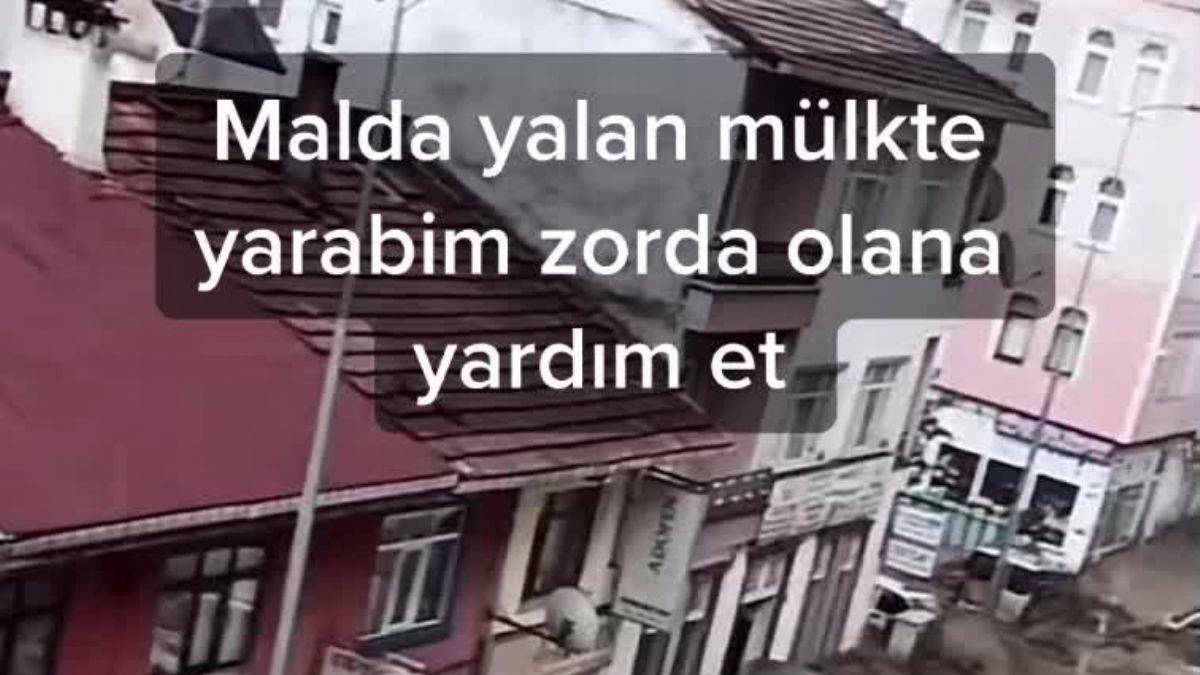 Şanlıurfa seline ait yeni görüntüler