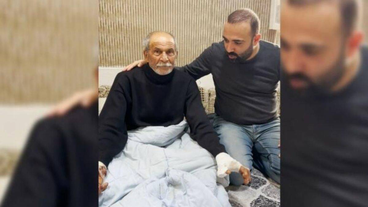 Sel sularına kapılan amcadan güzel haber