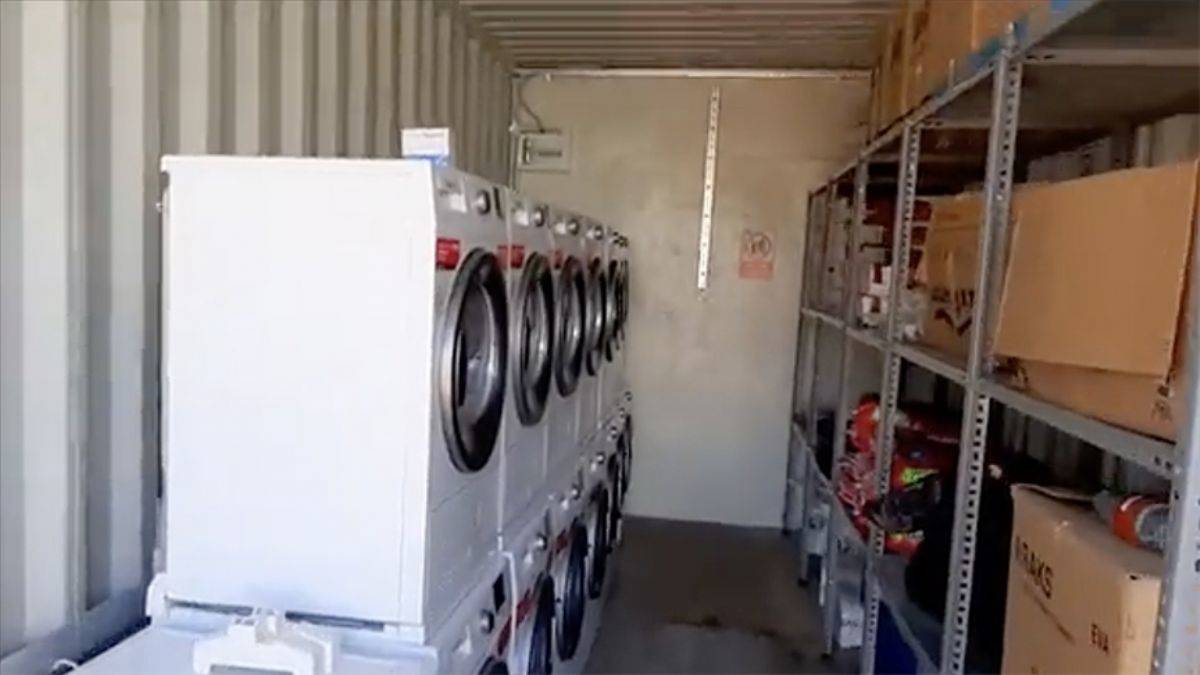 MSB, Hatay'da temizlik ünitesi kurdu