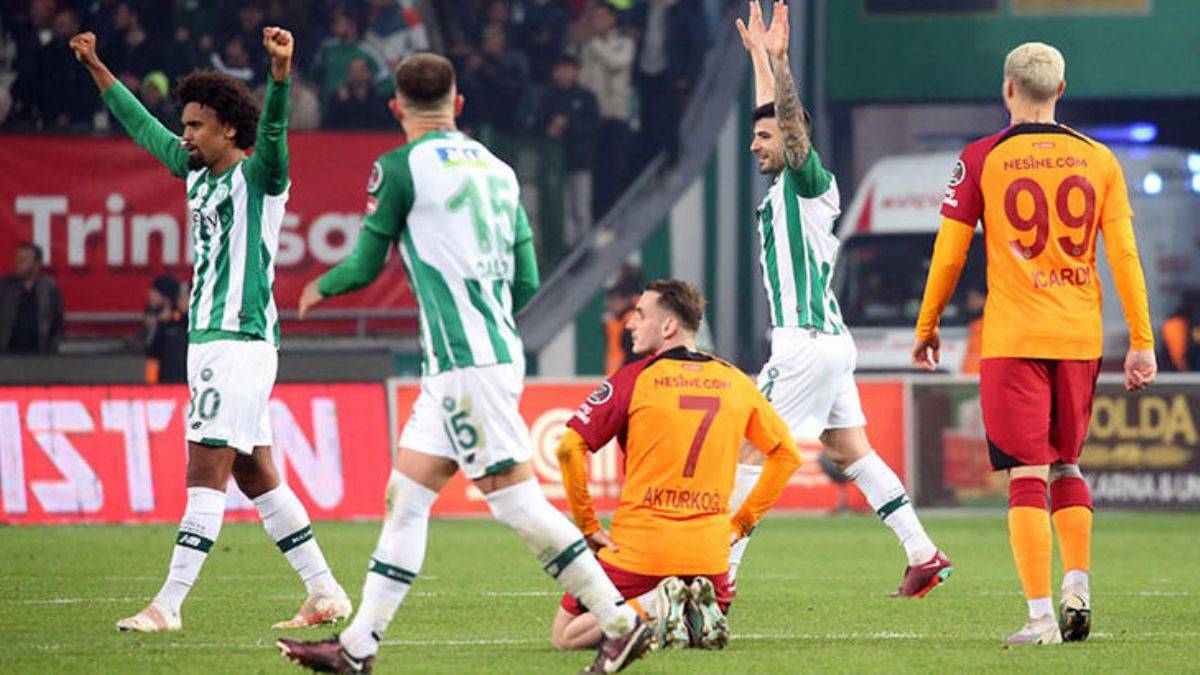 Galatasaray, 14 maç sonra Konya'da kaybetti: 2-1