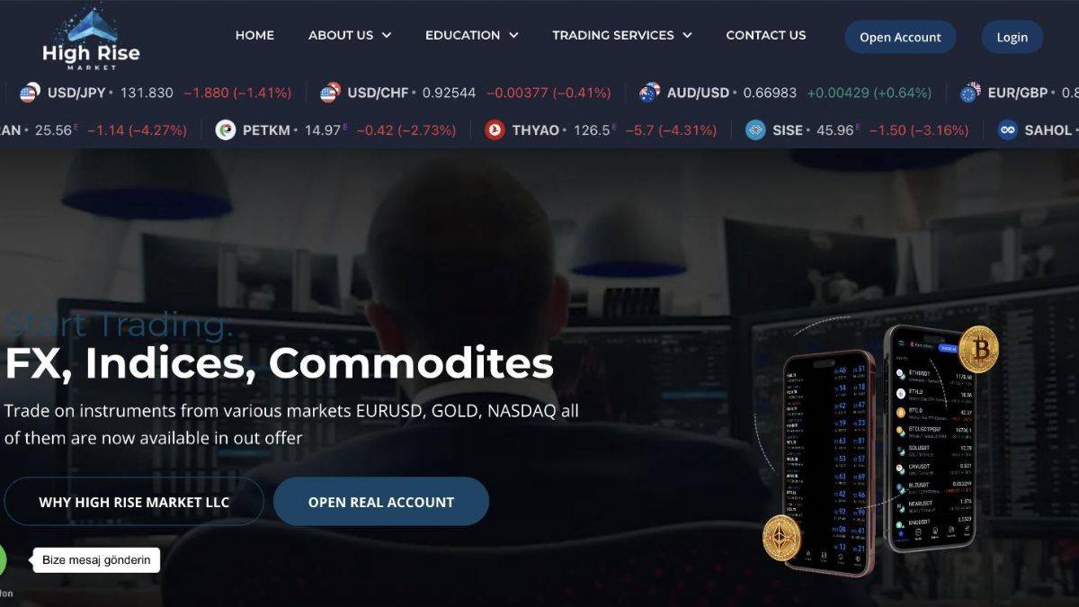 En iyi emir iletim ödülü 2022 Sahibi HighRise Markets FX