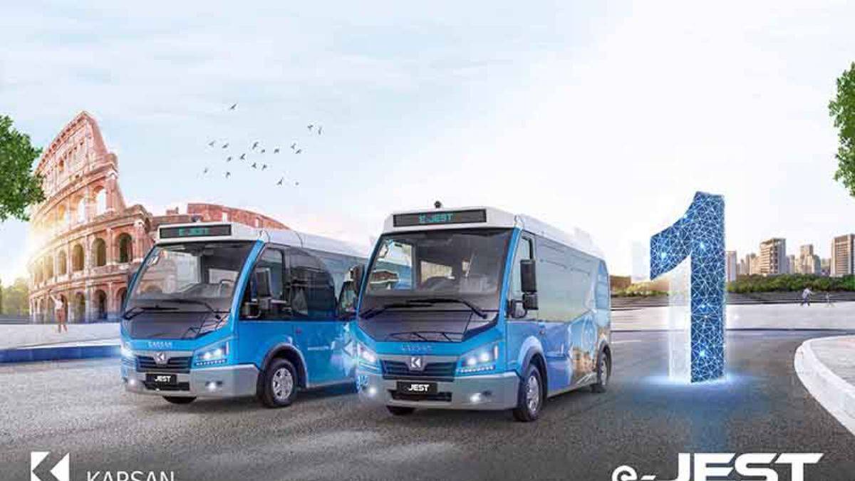Avrupa’da Satılan 4 Elektrikli Minibüsten Biri Karsan e-JEST Oldu!