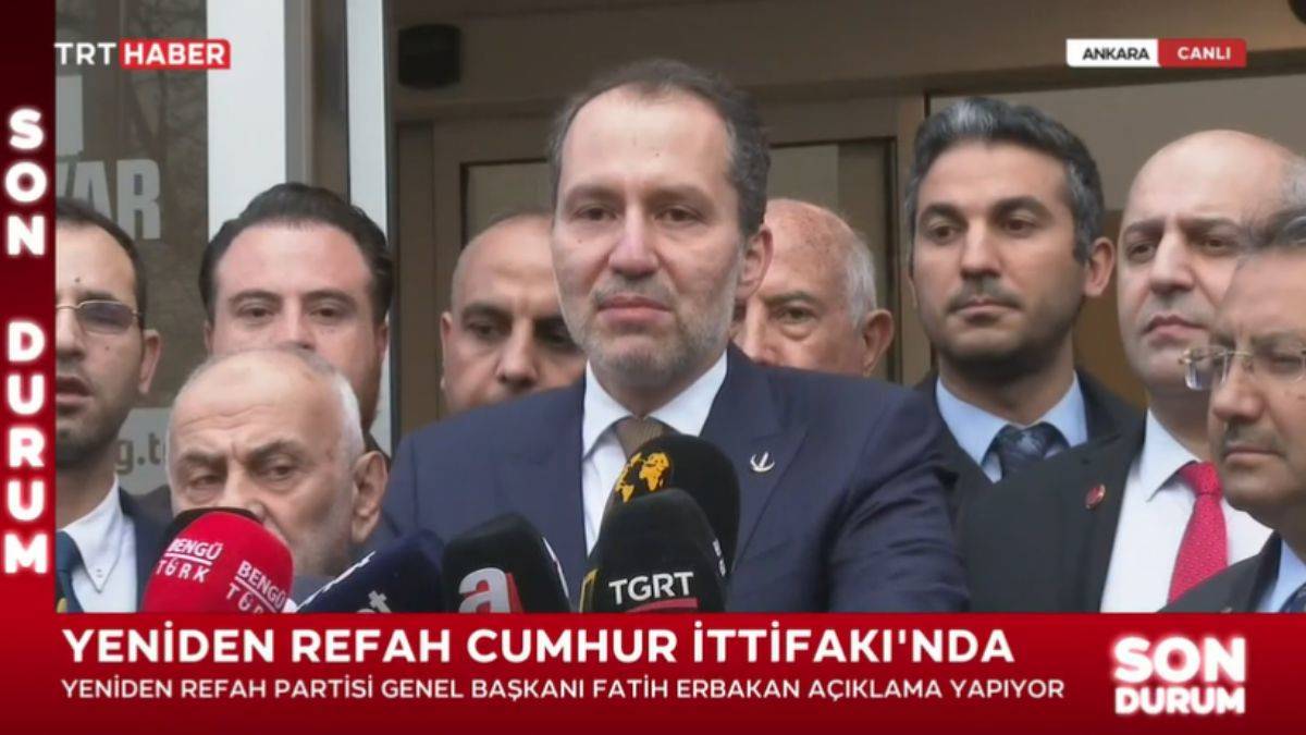 Fatih Erbakan: Bizzat Sayın Cumhurbaşkanı ile mutabakata vardık