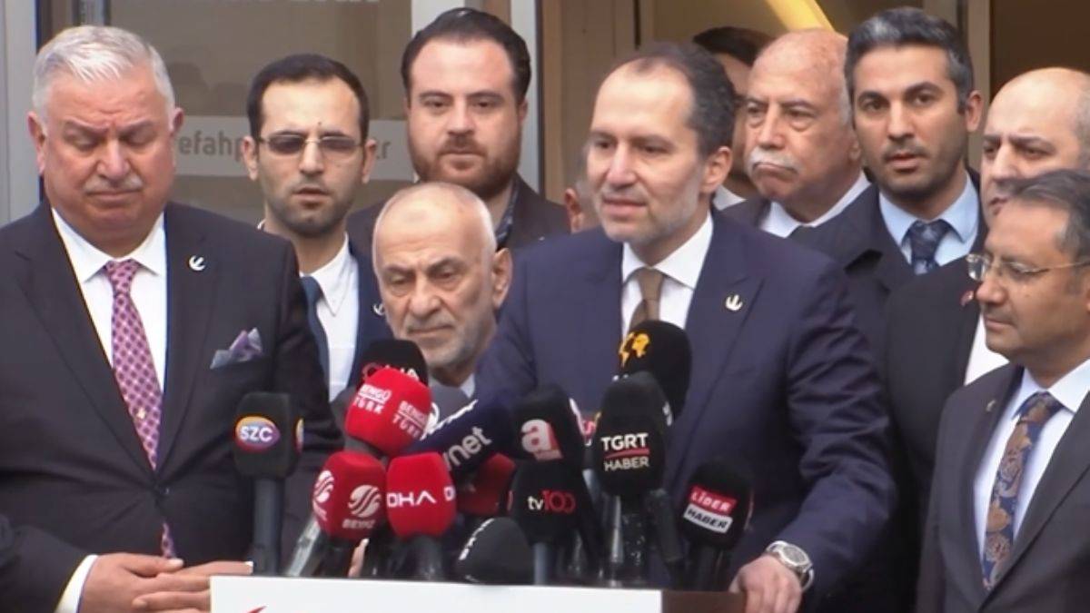 Yeniden Refah Partisi lideri Erbakan'ın Cumhur İttifakı'na katılım açıklaması