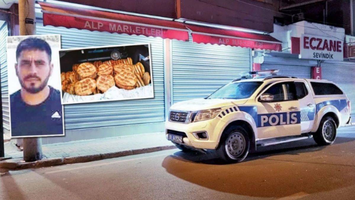 Markette pide kavgasında kan aktı!