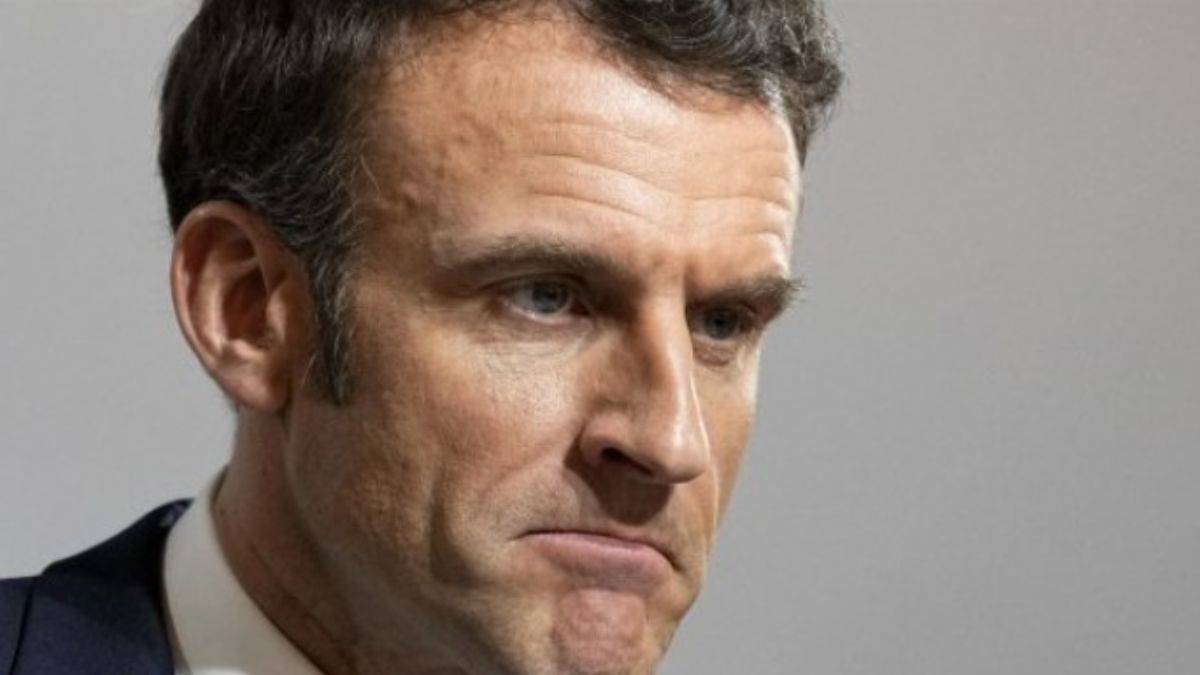 Macron'a 'pislik' diyen kadına gözaltı