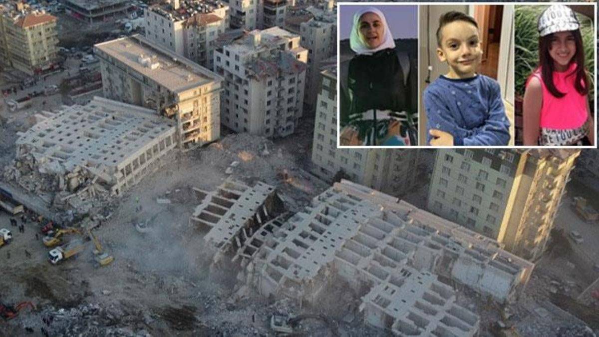 Depreme Rönesans Rezidans'ta yakalanan anne ve çocuklarının cenazeleri kimsesizler mezarlığında bulundu