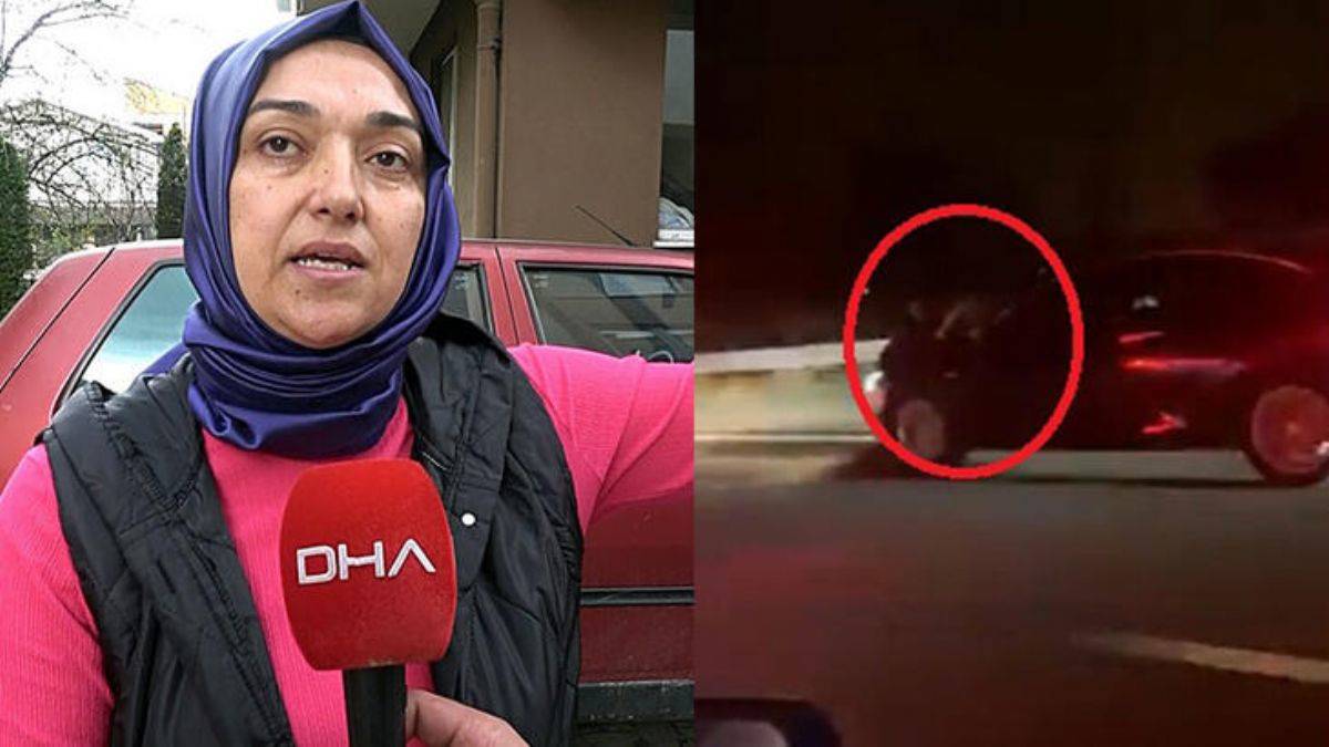 Oğlu için kaputta 40 km giden anne konuştu
