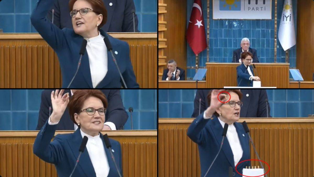 Akşener kürsüden mermi attı: 'Bizi kurşun mu korkutacak'