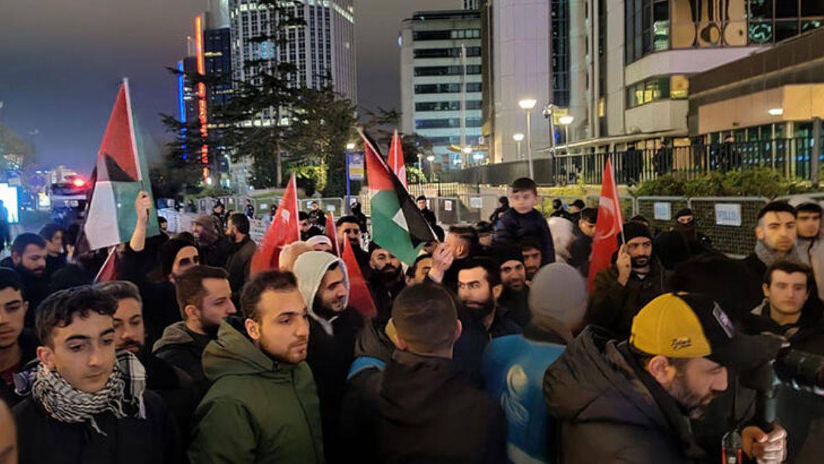 İstanbul ve Ankara'da İsrail protestoları