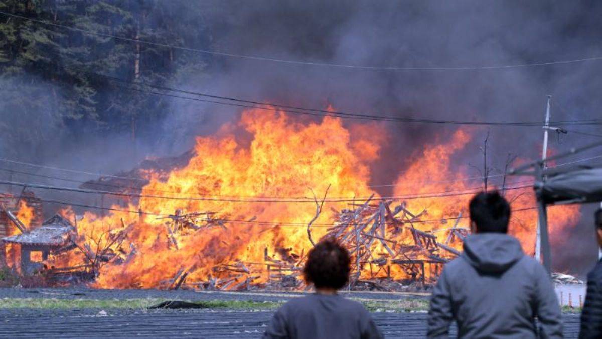 Güney Kore'de orman yangını: Yüzlerce kişi tahliye edildi