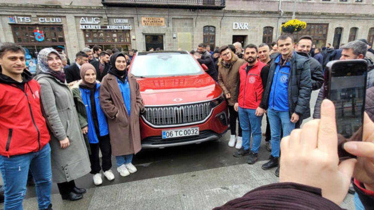 Trabzon'da TOGG'a yoğun ilgi
