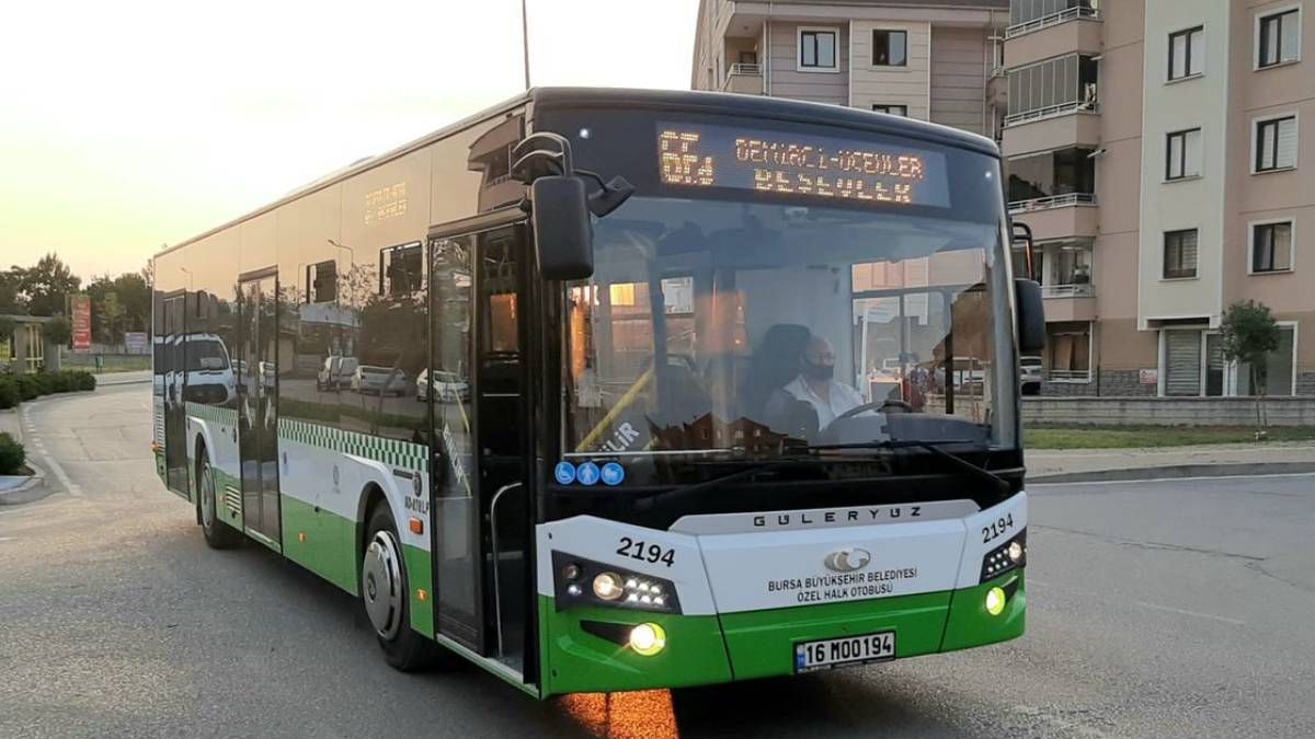 Bursa'da bugün otobüsler bedava mı? 22 Nisan Bayramın 2. günü Bursa'da otobüs, metro ücretsiz mi, paralı mı?