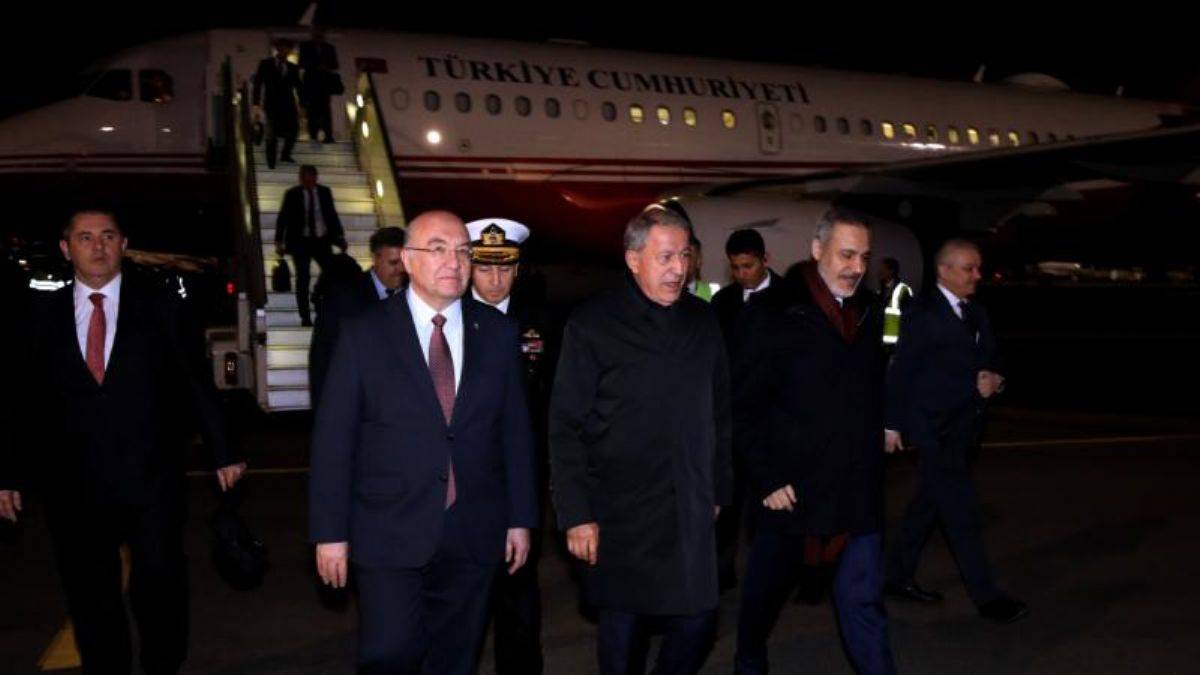 Bakan Akar ve MİT Başkanı Fidan 4'lü toplantı için Moskova’da