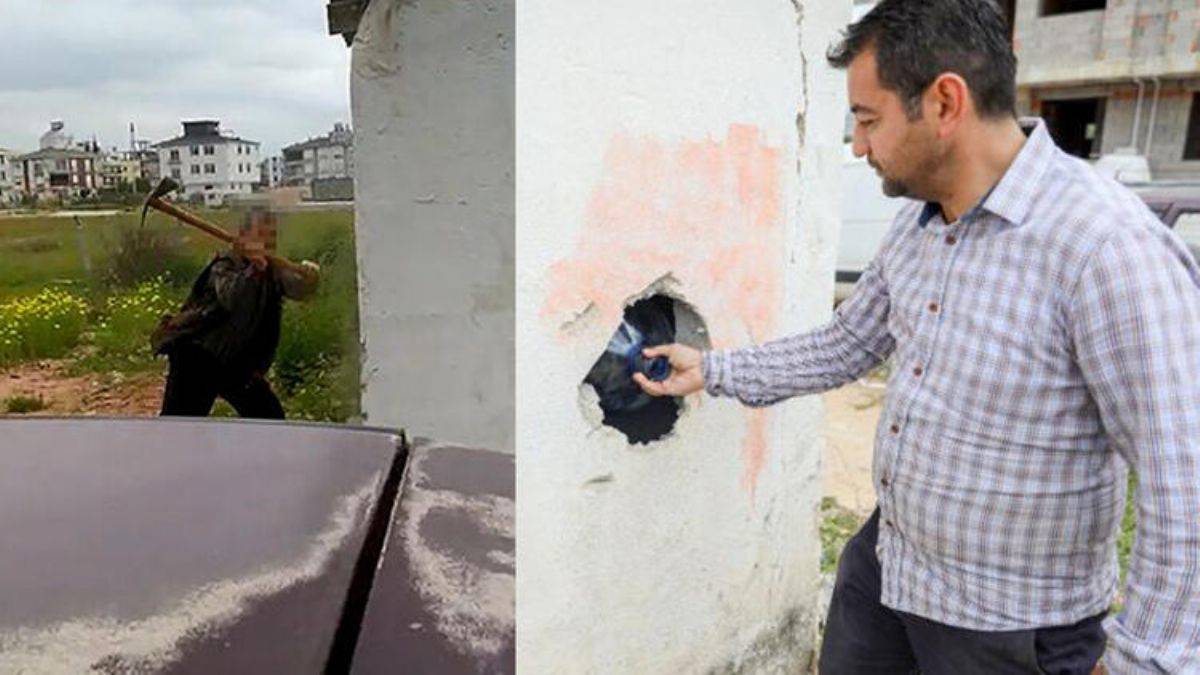 Kiraya yüzde 300 zam yaptı, alamayınca kazmayla saldırdı