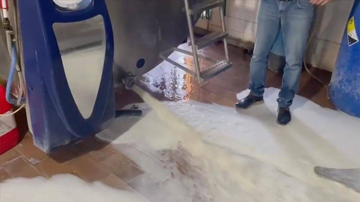 İspanya'da 'Ben sütümü döküyorum' eylemi