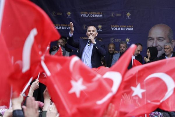 İçişleri Bakanı Soylu: Bu ülkeye kardeşliği, üretimi ve zenginliği fazla görüyorlar