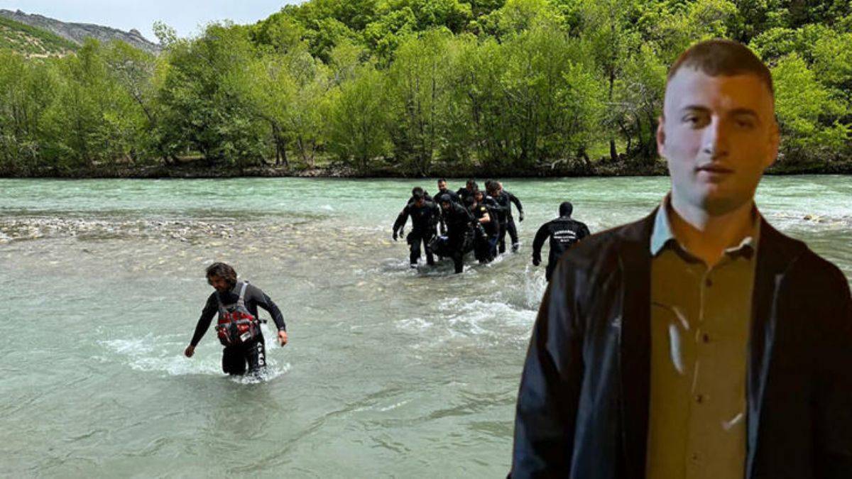 Munzur Çayı’na uçan araçtaki 3 gençten Baran'ın, 16'ncı günde cansız bedeni bulundu