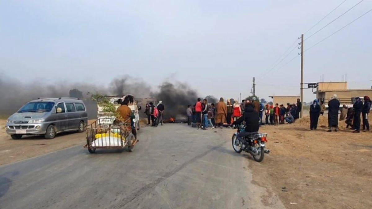 Deyrizor'da PKK karşıtı protesto