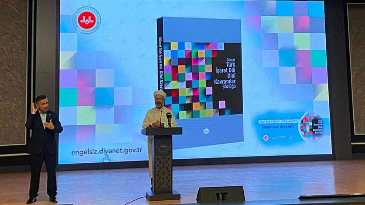 Görme engelli Kuran kursu öğrencileri için sözlük