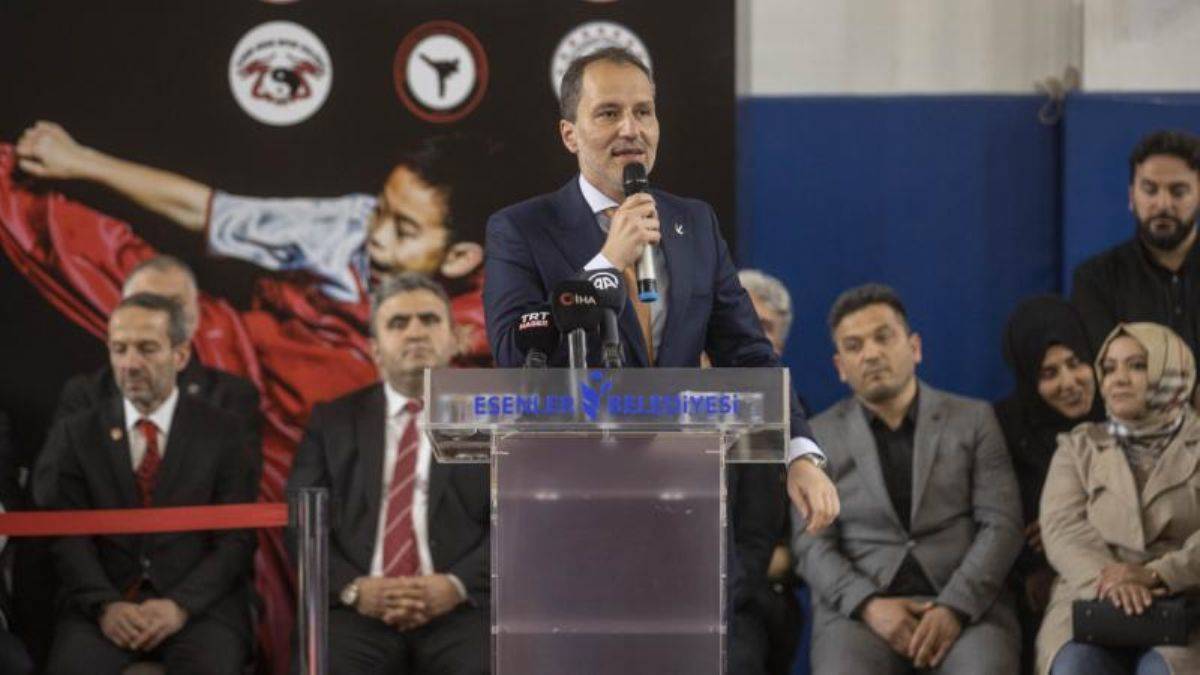 Fatih Erbakan İstanbul'da konuştu