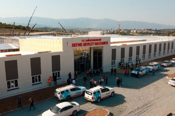 Defne Devlet Hastanesi 10 güne tamamlanacak